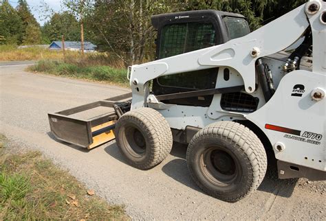 driveway skid steer|skid steer graders for sale.